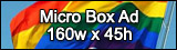 Global Gayz Micro Box Ad - 160 wide x 45 high